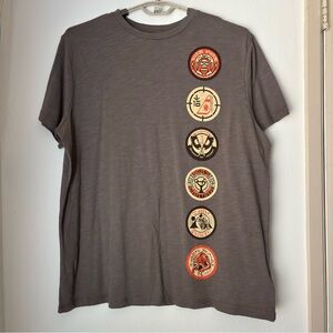 Star Wars Galaxy's Edge Oga's Cantina T-Shirt Men’s XL NEW Gray Short Sleeve